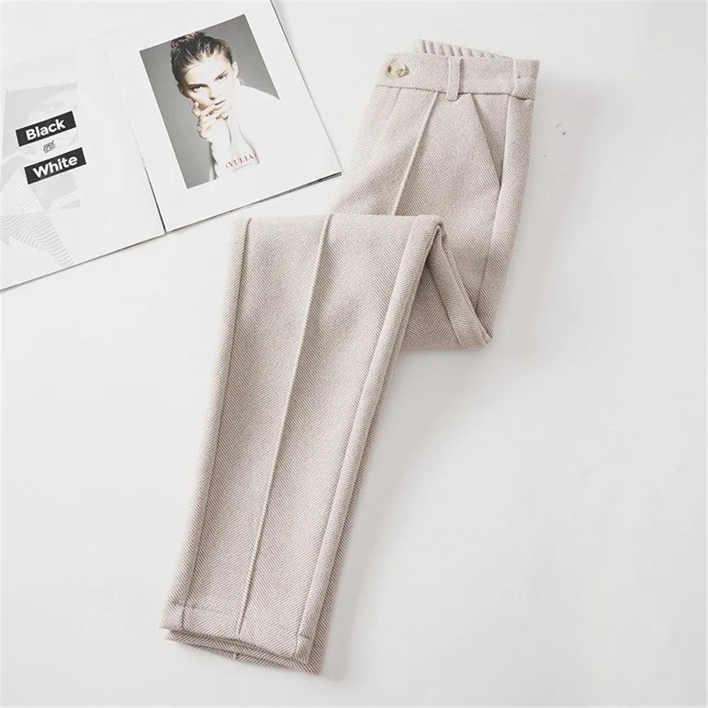 Wool Slim-fit Trousers