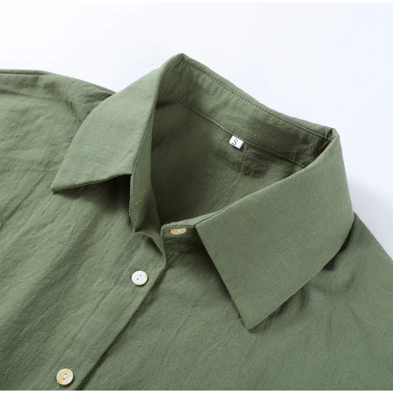 Cotton Linen Oversize Two-Piece Set