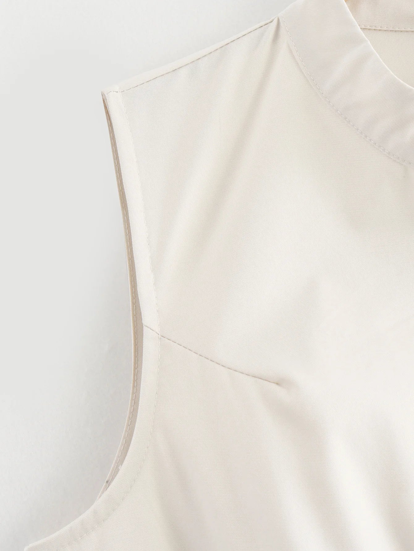 Long Sleeveless Zip-up Maxi Dress