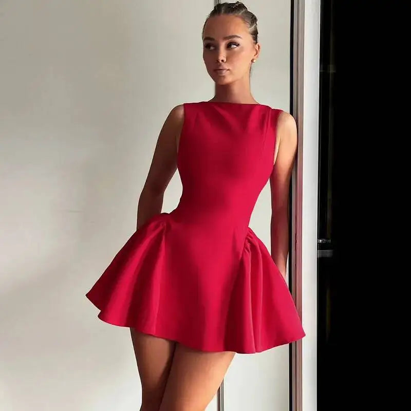 Double Layer Mini Dress