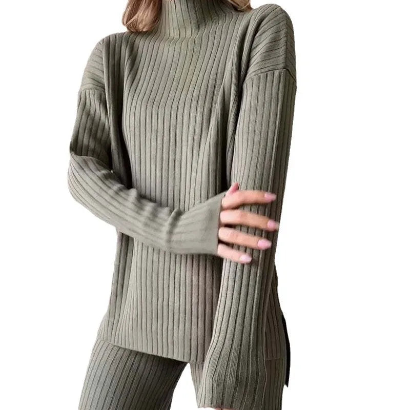 Turtleneck Two-Piece Set