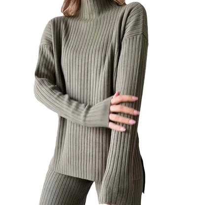 Turtleneck Two-Piece Set