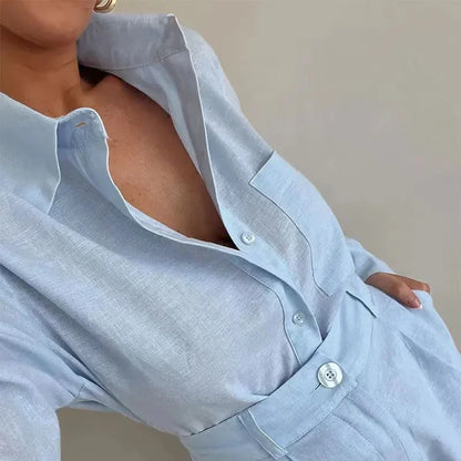 Long Sleeve 2-Piece Short Set