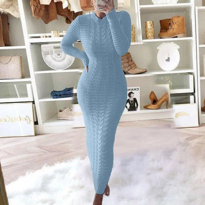 Twist Designed Sweater Dress