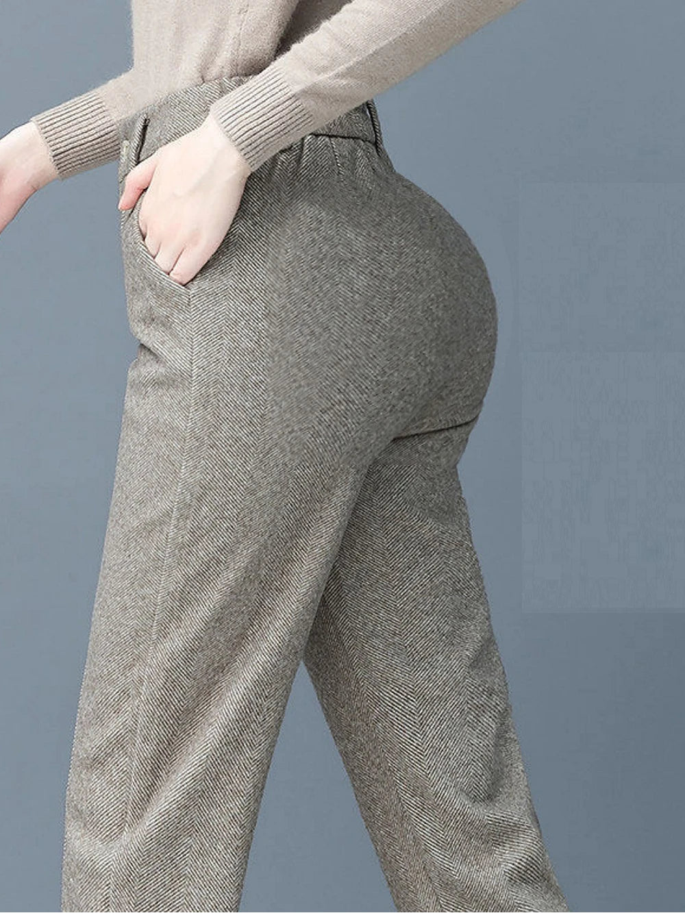 Wool Slim-fit Trousers