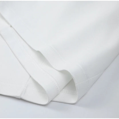 Elegant Solid Shawl Waist Cinching Dress