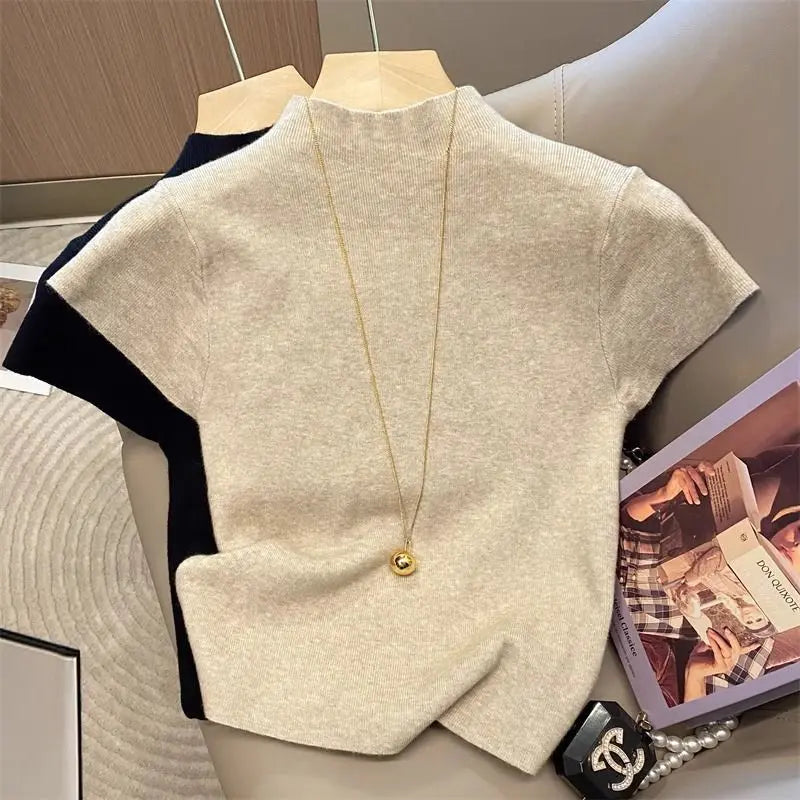 Summer Turtleneck Sweater