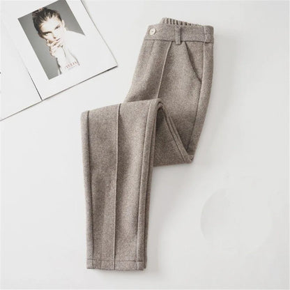 Wool Slim-fit Trousers