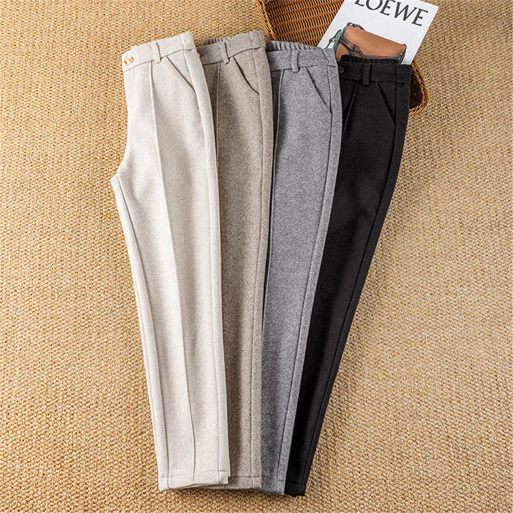 Wool Slim-fit Trousers