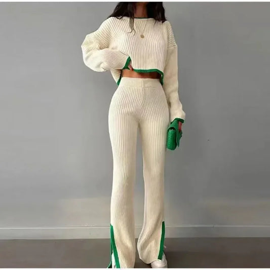 Knitted Two-Piece Tracksuit
