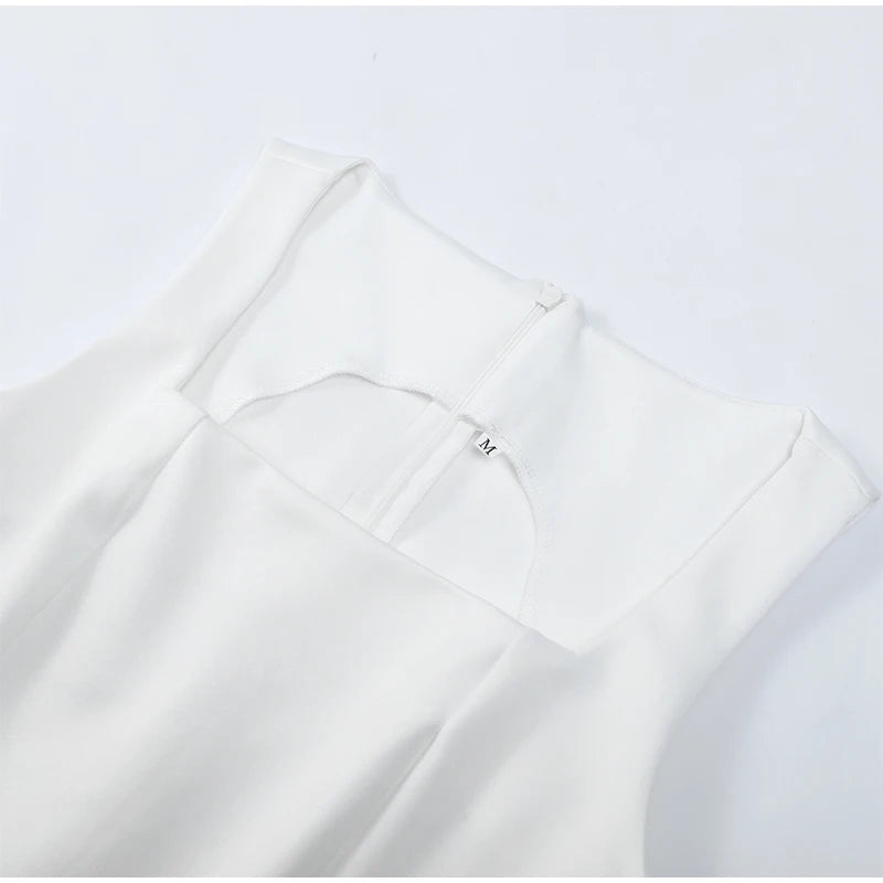Elegant Solid Shawl Waist Cinching Dress