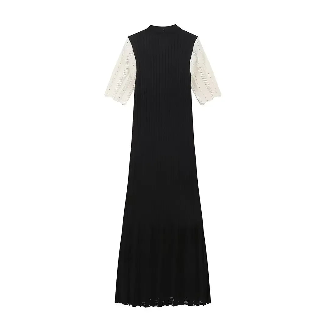Women Elegant Knitted Long Dress