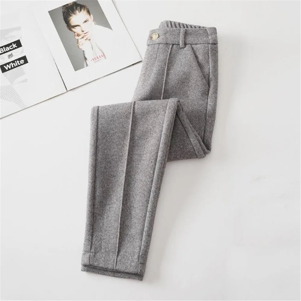 Wool Slim-fit Trousers