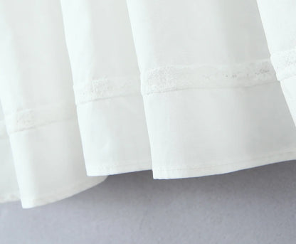 White Bow Strap Sleeveless Dress