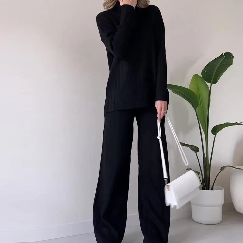 Turtleneck Two-Piece Set