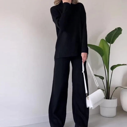 Turtleneck Two-Piece Set