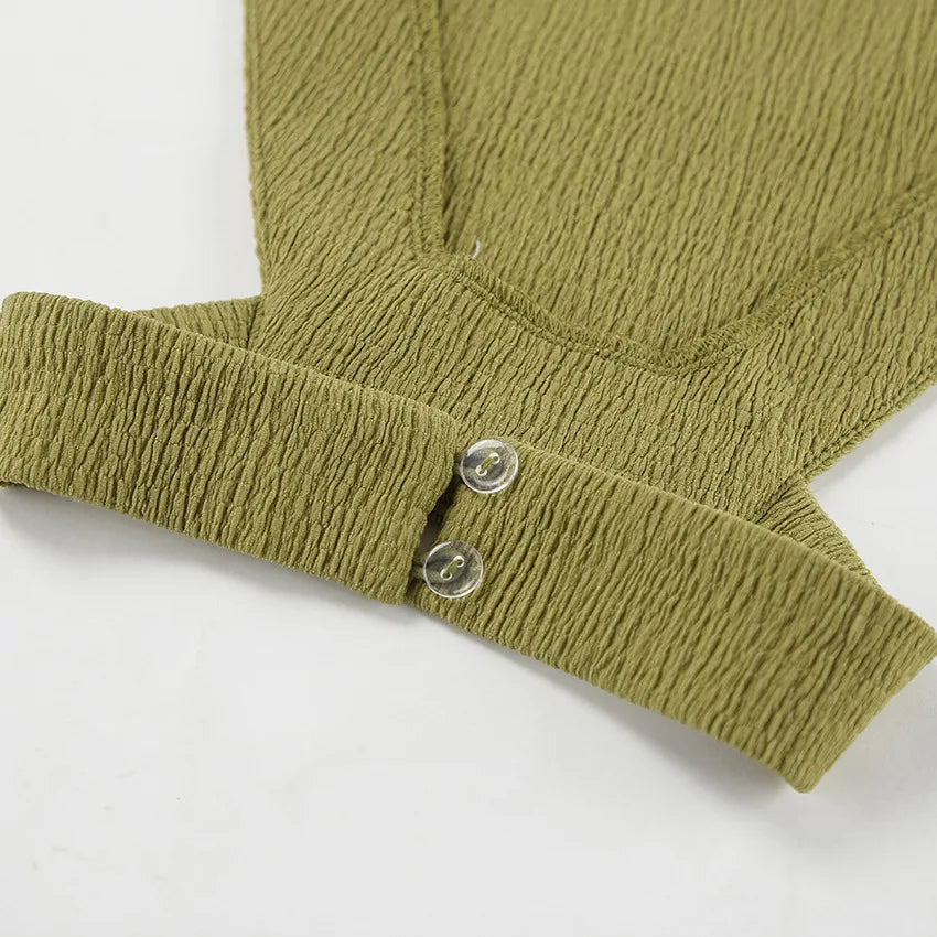 Green Summer Pants Set