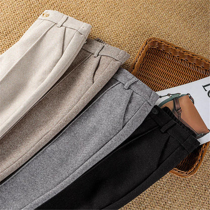 Wool Slim-fit Trousers