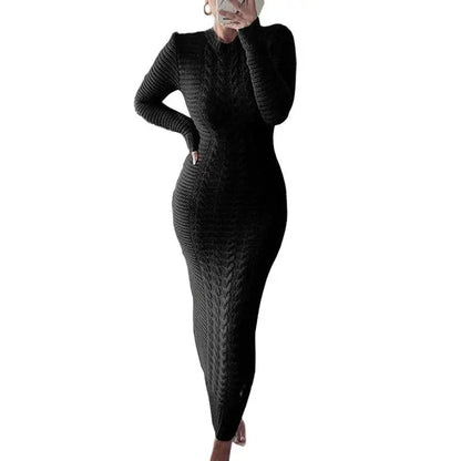 Twist Designed Sweater Dress