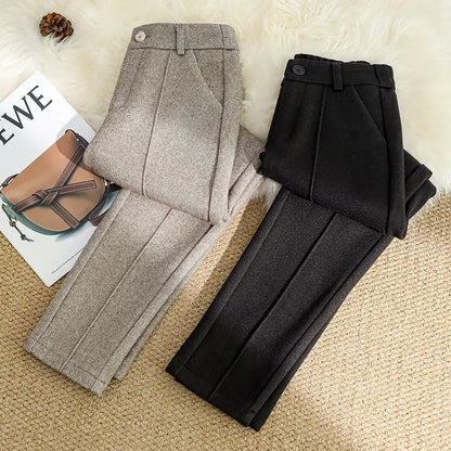 Wool Slim-fit Trousers