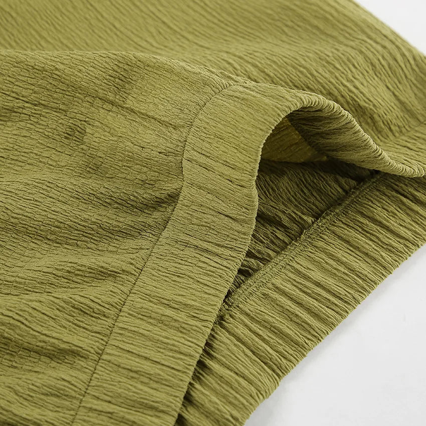 Green Summer Pants Set