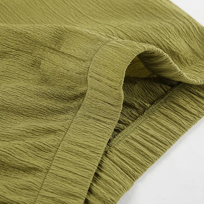 Green Summer Pants Set