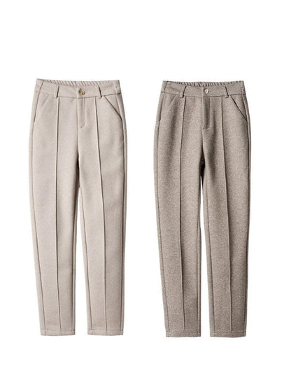 Wool Slim-fit Trousers