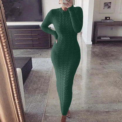 Twist Designed Sweater Dress