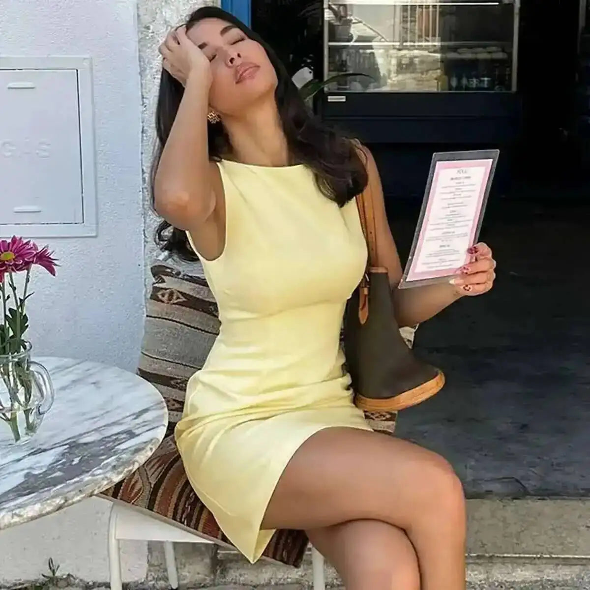 Double Layer Mini Dress