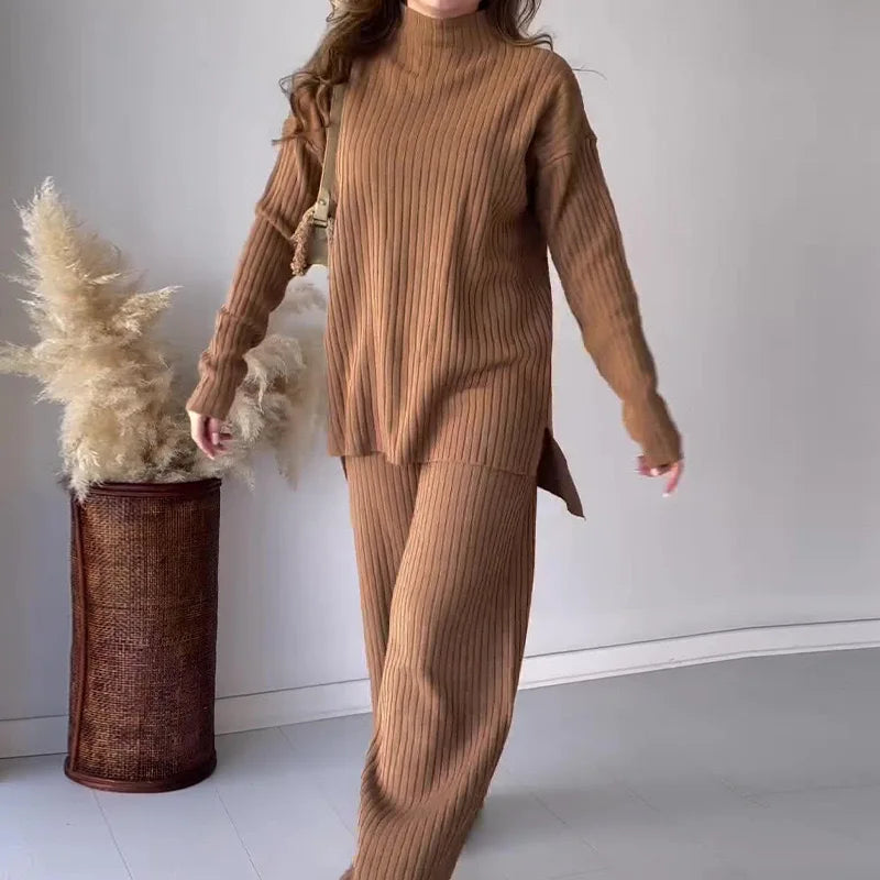 Turtleneck Two-Piece Set