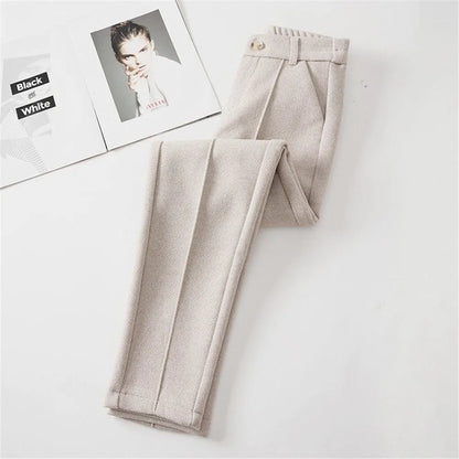 Wool Slim-fit Trousers