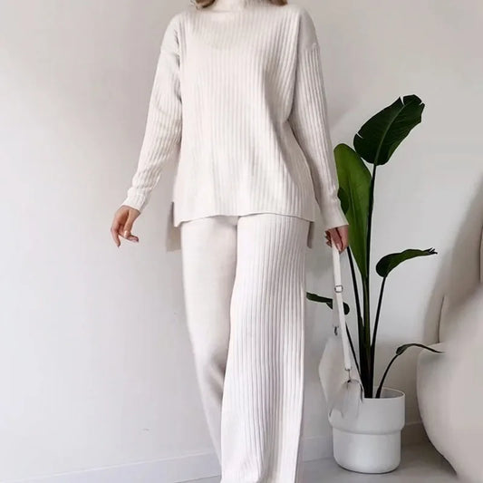 Turtleneck Two-Piece Set