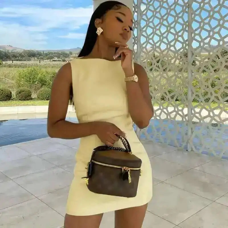 Double Layer Mini Dress