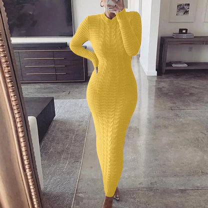Twist Designed Sweater Dress