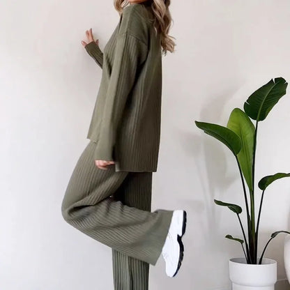 Turtleneck Two-Piece Set
