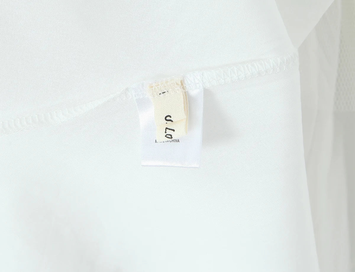 White Bow Strap Sleeveless Dress