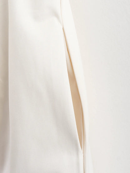 Long Sleeveless Zip-up Maxi Dress
