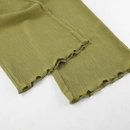 Green Summer Pants Set