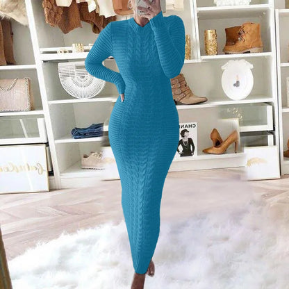 Twist Designed Sweater Dress