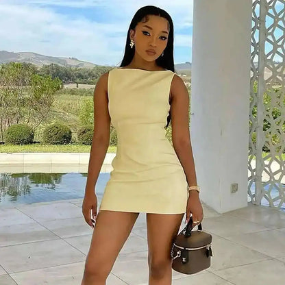 Double Layer Mini Dress