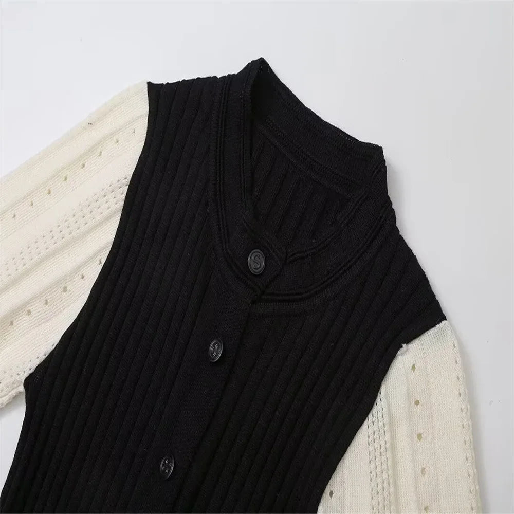 Women Elegant Knitted Long Dress