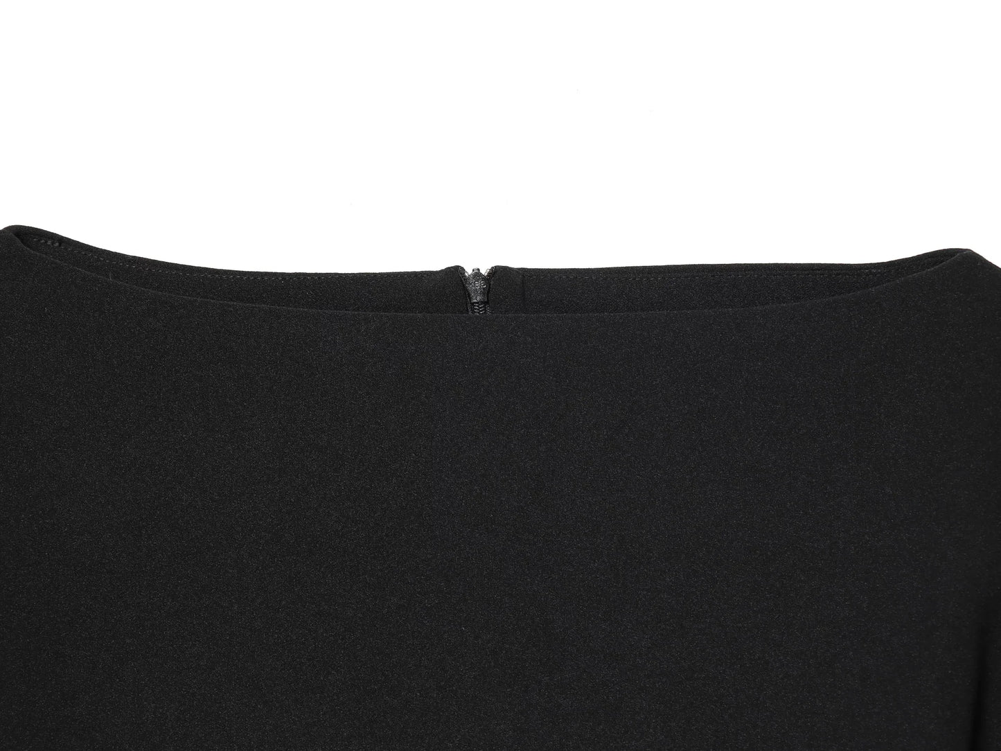 Elegant Asymmetrical Hem Solid Puff Sleeve Blouse
