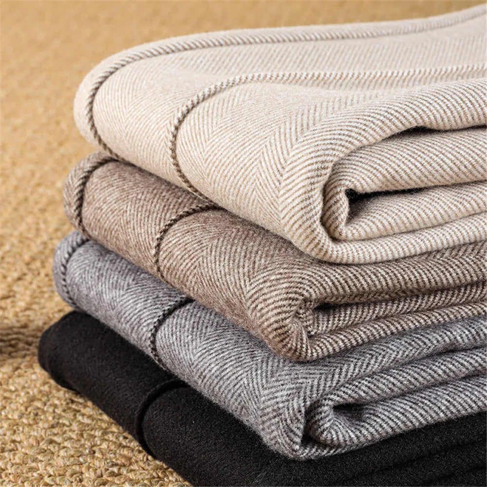 Wool Slim-fit Trousers